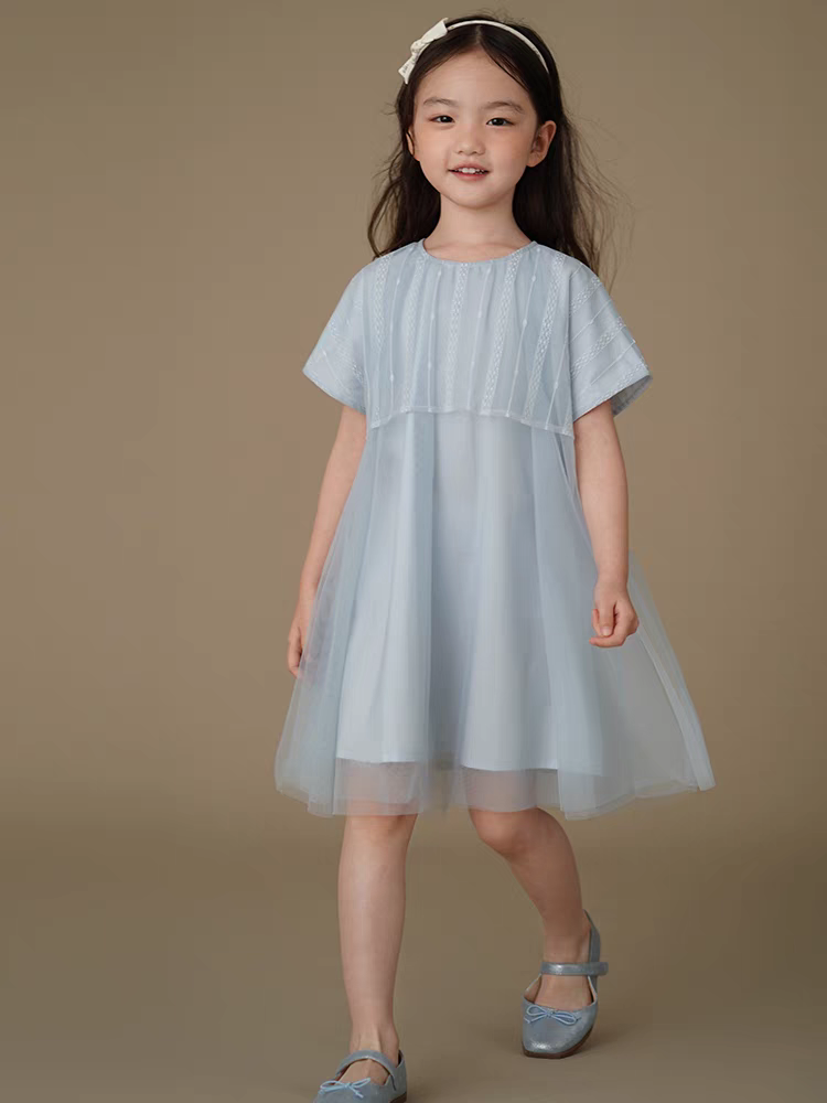 [Preorder] Trumpet Sleeve Lace Mesh Dress