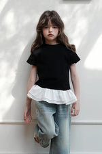 Load image into Gallery viewer, [Preorder] Ruffled Hem Twinning Top
