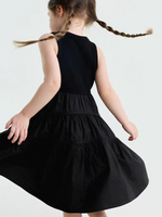 Load image into Gallery viewer, [Preorder] Ribbed Elise Swing Dress - Black
