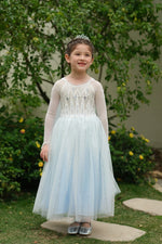 Load image into Gallery viewer, [Preorder] Frosted Elsa Princess Dress - Blue
