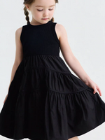 Load image into Gallery viewer, [Preorder] Ribbed Elise Swing Dress - Black
