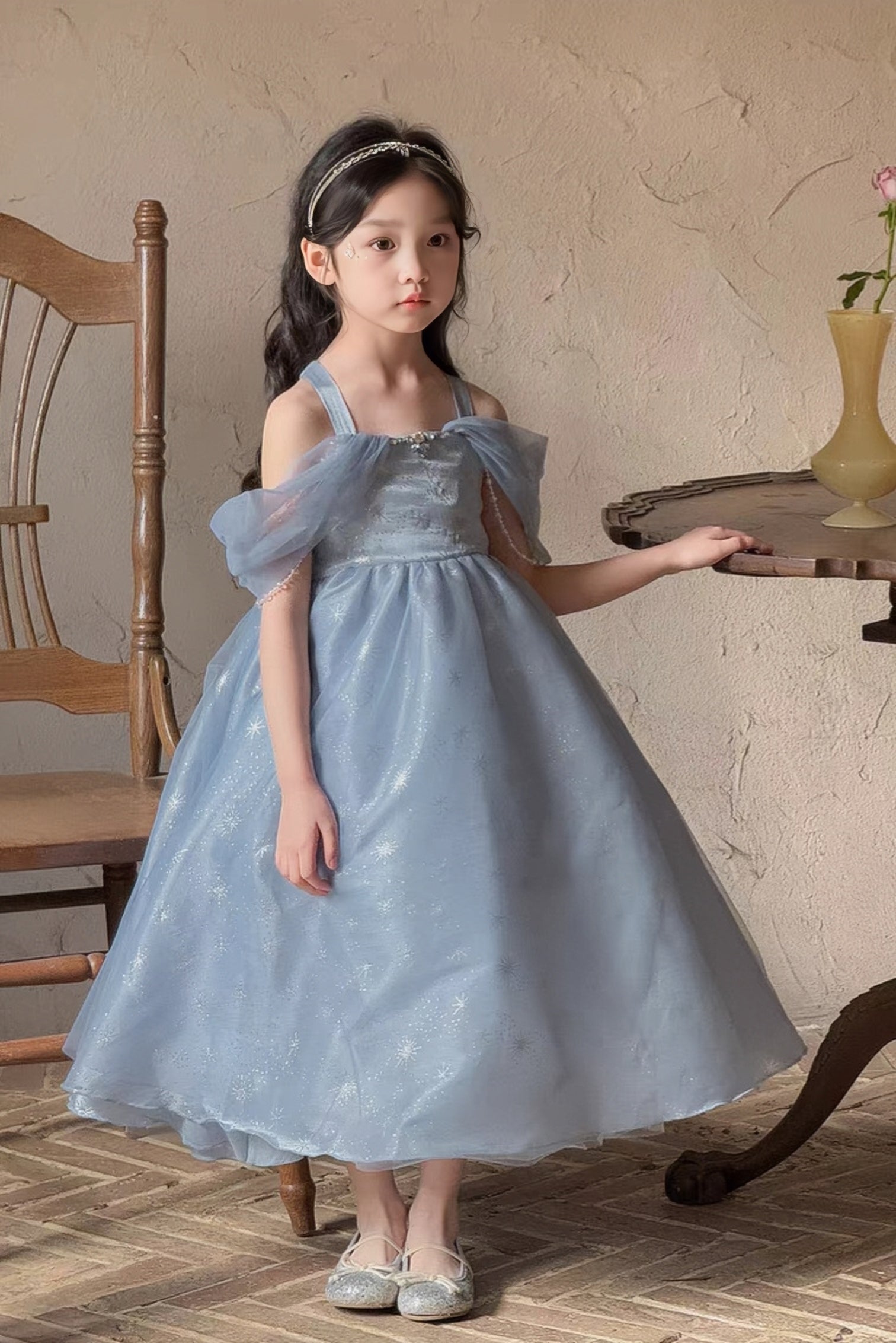 [Preorder] Elsa Off-Shoulder Princess Dress