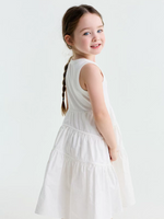 Load image into Gallery viewer, [Preorder] Ribbed Elise Swing Dress - White
