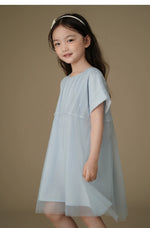 Load image into Gallery viewer, [Preorder] Trumpet Sleeve Lace Mesh Dress
