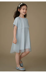 Load image into Gallery viewer, [Preorder] Trumpet Sleeve Lace Mesh Dress
