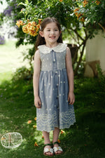 Load image into Gallery viewer, [Preorder] Double-Layer Collar Buttons Dress
