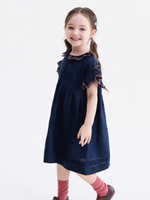 Load image into Gallery viewer, [Preorder] Bloom Scallop Collar Dress
