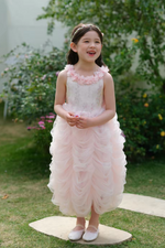 Load image into Gallery viewer, [Preorder] Rosette Ruched Dress
