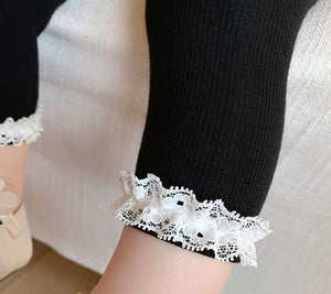 Baby Lace Trim Leggings