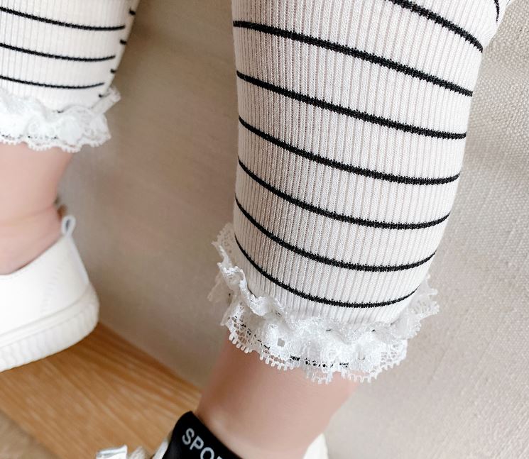 Baby Lace Trim Leggings