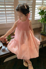 Load image into Gallery viewer, Lantern Gauze Vest Dress
