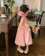 Load image into Gallery viewer, Lantern Gauze Vest Dress
