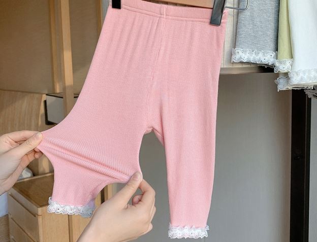 Baby Lace Trim Leggings