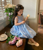 Load image into Gallery viewer, Lantern Gauze Vest Dress
