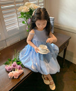 Load image into Gallery viewer, Lantern Gauze Vest Dress
