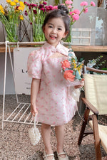 Load image into Gallery viewer, Hollow Chest Cheongsam Dress
