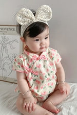 Load image into Gallery viewer, Baby Fruity Cheongsam Romper
