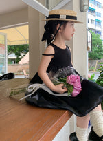 Load image into Gallery viewer, Lantern Gauze Vest Dress

