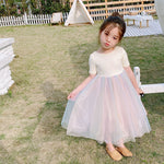 Load image into Gallery viewer, X-Back Rainbow Tulle Dress
