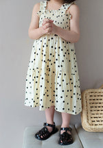 Load image into Gallery viewer, Polka Dots Shirred Dress
