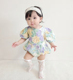 Load image into Gallery viewer, Ava Floral Baby Romper
