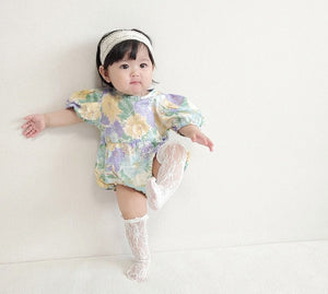 Ava Floral Baby Romper