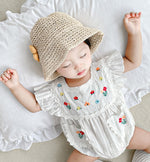 Load image into Gallery viewer, Baby Colorful Embroidery Romper
