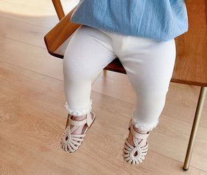 Baby Lace Trim Leggings