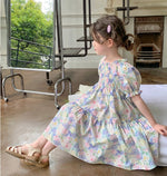 Load image into Gallery viewer, Floret Tier Shirred Dress
