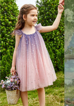 Load image into Gallery viewer, [Preorder] Ruffle Straps Starry Dress
