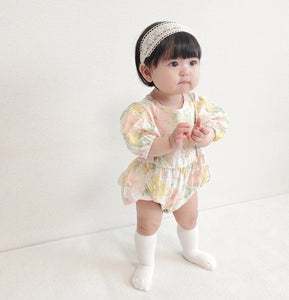 Ava Floral Baby Romper