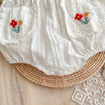 Load image into Gallery viewer, Baby Colorful Embroidery Romper
