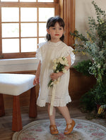 Load image into Gallery viewer, [Preorder] Pleated Hollow Lace Dress
