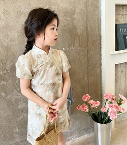 Vintage Embroidery Cheongsam Dress