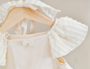 [Preorder] Flutter Sleeves Baby Romper Dress