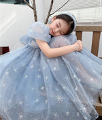 Load image into Gallery viewer, [Preorder] Snowflakes Back-Tie Princess Dress
