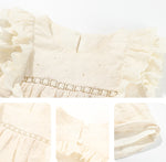 Load image into Gallery viewer, [Preorder] Lace Flutter Sleeves Embroidery Dress
