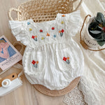 Load image into Gallery viewer, Baby Colorful Embroidery Romper
