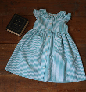 Striped Buttons Down Dress