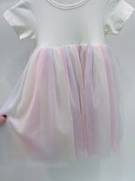 Load and play video in Gallery viewer, X-Back Rainbow Tulle Dress
